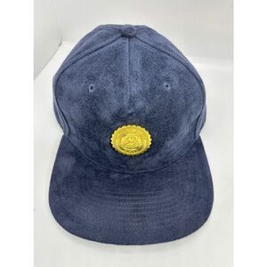 NEW Capital Gains Blue Faux Suede Hat Lined Adjustable One Size Unisex